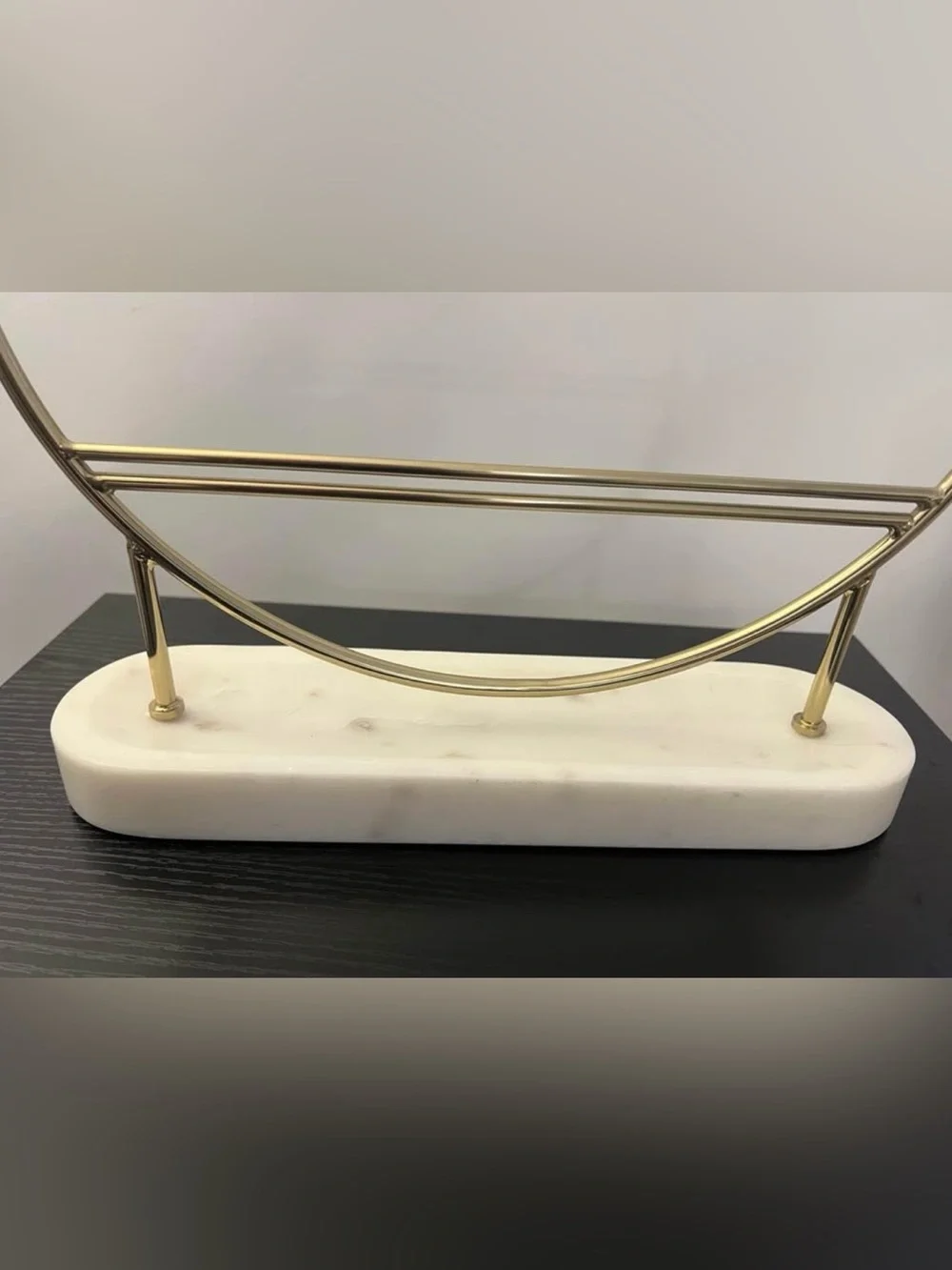 PB Teen Earring and Jewelry Holder in Gold & Marble